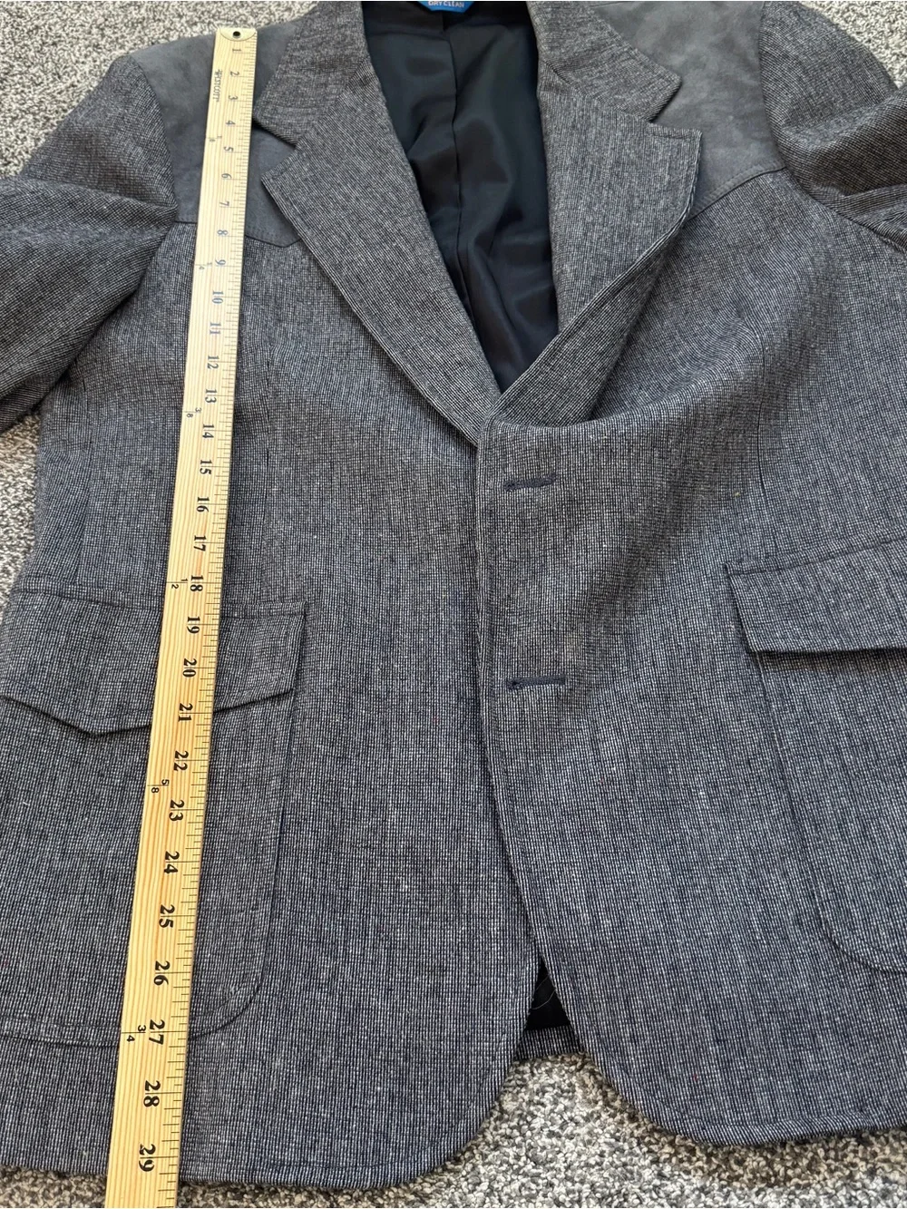 Vintage Pendleton Wool Western Blazer Sport Coat USA Gray Flecked 42